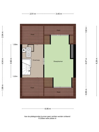 Floorplan - Mozartlaan 53, 5283 KB Boxtel